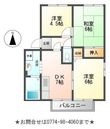 カワゼハイツ桜ヶ丘の間取図