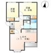 クローバーBの間取図