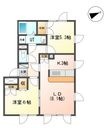 レフュージ川沿の間取図