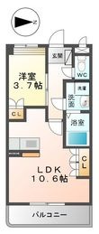 ルミナスハイムⅤの間取図