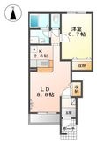 グランベルⅠの間取図