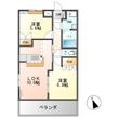 ふらわ〜ガーデン・波崎Bの間取図
