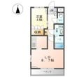 プレサス中浦Bの間取図