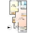 サンルーラルⅡの間取図