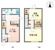 ロイヤルヒルズ B棟の間取図