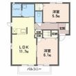 スプリングヒルズ虹ヶ丘A棟の間取図