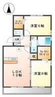 ドミールKの間取図