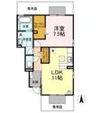 フェリス河内 A棟の間取図