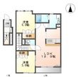 ロココプランBの間取図