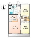 プレサス中浦Aの間取図