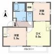 ダイヤメゾンA棟の間取図