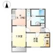 ロアソレイユA棟の間取図
