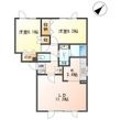エフプレイスⅡの間取図