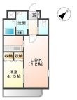 熊本市北区弓削6丁目の間取図