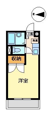 拡大写真：エステートナガオ 1階101の間取り