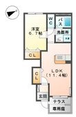 エクセルハイツの間取図