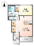 コテージA棟の間取図