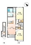 アース・カラーの間取図