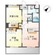 ベルビューMOMOの間取図