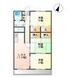 モンブーシュ大和の間取図