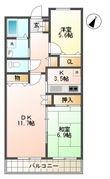 コーポレート浦和別所の間取図