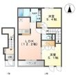 WelcomeⅢA棟の間取図