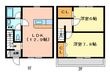 アプトメゾネット赤池の間取図