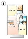 セジュール ウィルモアの間取図