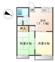 コーポ渚の間取図