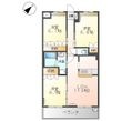 センチュリーカーサの間取図