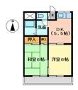 なかみちハイツの間取図
