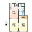 フラワーコーポRの間取図