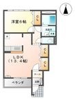 リバージュ中町の間取図