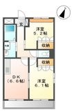 グランディールⅡの間取図