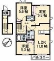 グリーンクレストの間取図