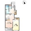 メゾンきたたかたの間取図