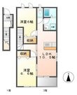 シティハイツABEⅢの間取図