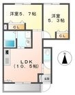 グラスフルールAの間取図