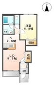ファインシアBの間取図
