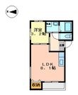 オウルージュ鶴里駅前の間取図