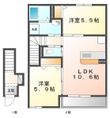 かすみがうら市上稲吉の間取図