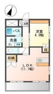グランディールⅢの間取図