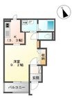ローズスクエアⅡの間取図