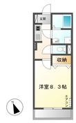 フルール(Fleur)の間取図
