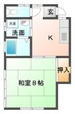 コーポ森東の間取図