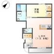 ウィンダミアハウスA棟の間取図