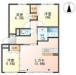 ラヴァンダの間取図