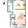 フルールの間取図
