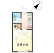 染東ハイツⅡの間取図