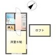 染東ハイツⅡの間取図